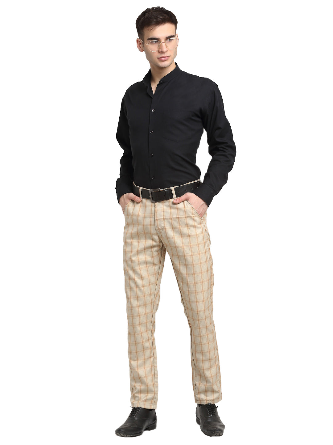 Classy Formal Pants in Beige – boutiqueblended